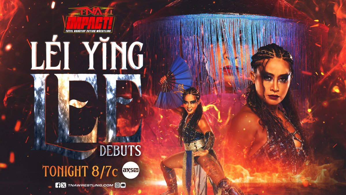 Planeta_Wrest's tweet photo. Lei Ying Lee, conocida como Xia Li en #WWE, debutó en #TNAiMPACT #TNAWrestling
#TNAdebut https://t.co/y1WHxC0mr6 https://t.co/oVxuz0UPJv