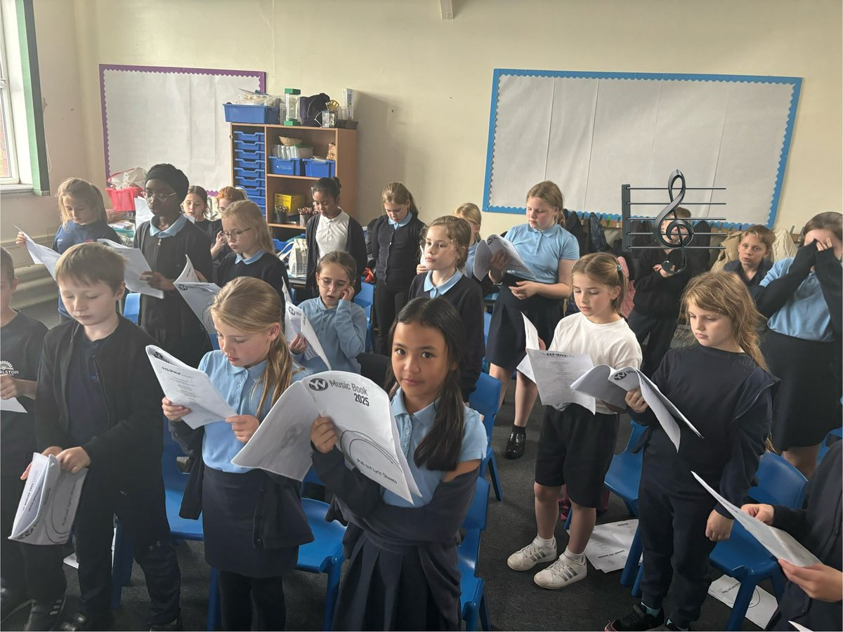 The Young Voices choir have made a fabulous start to learning the 2025 material #SharlstonShine #SharlstonMusic