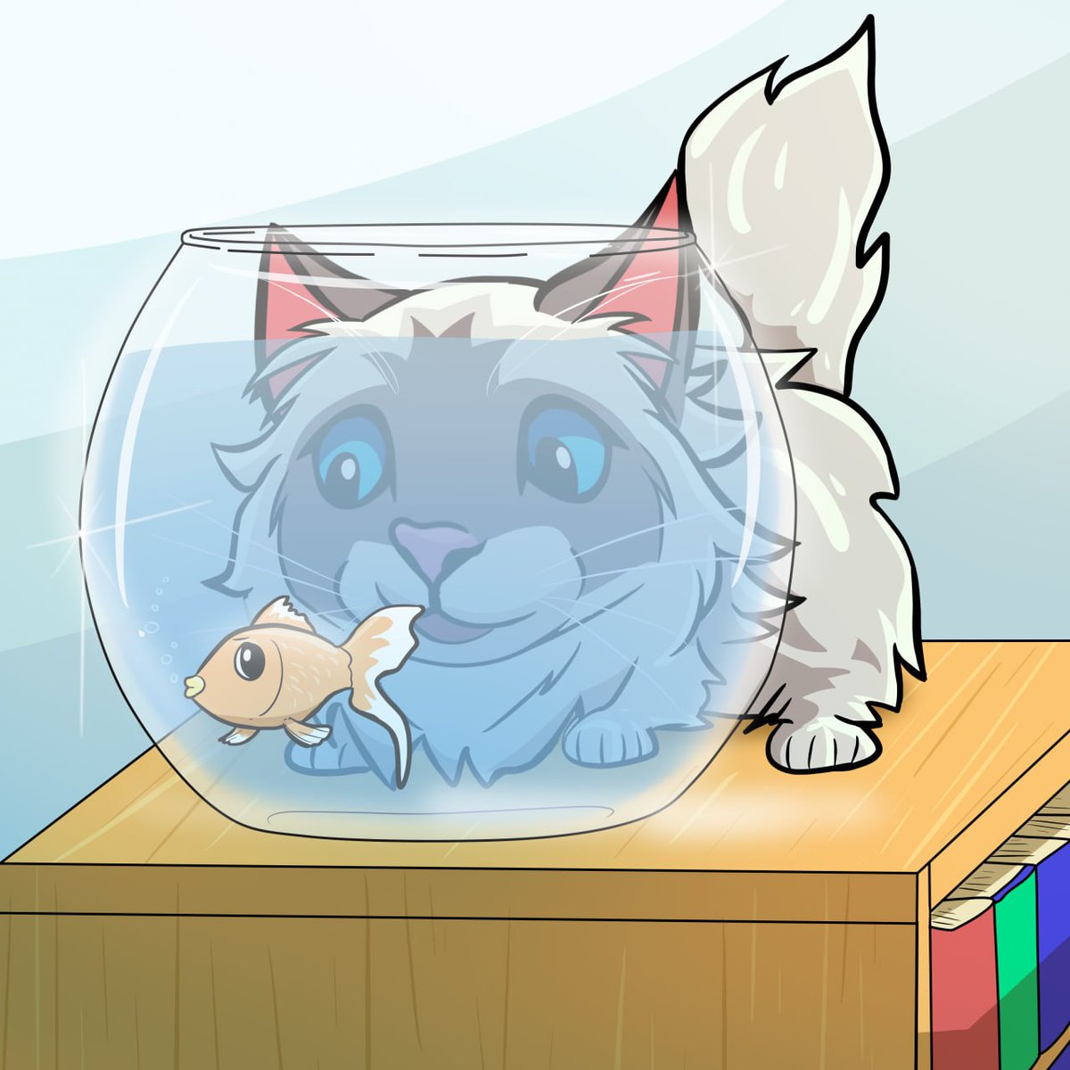 masyaon_eth's tweet photo. Little fish, big whales, all matter, $MASYA LOVES THEM ALL https://t.co/jLmAhH2iIu