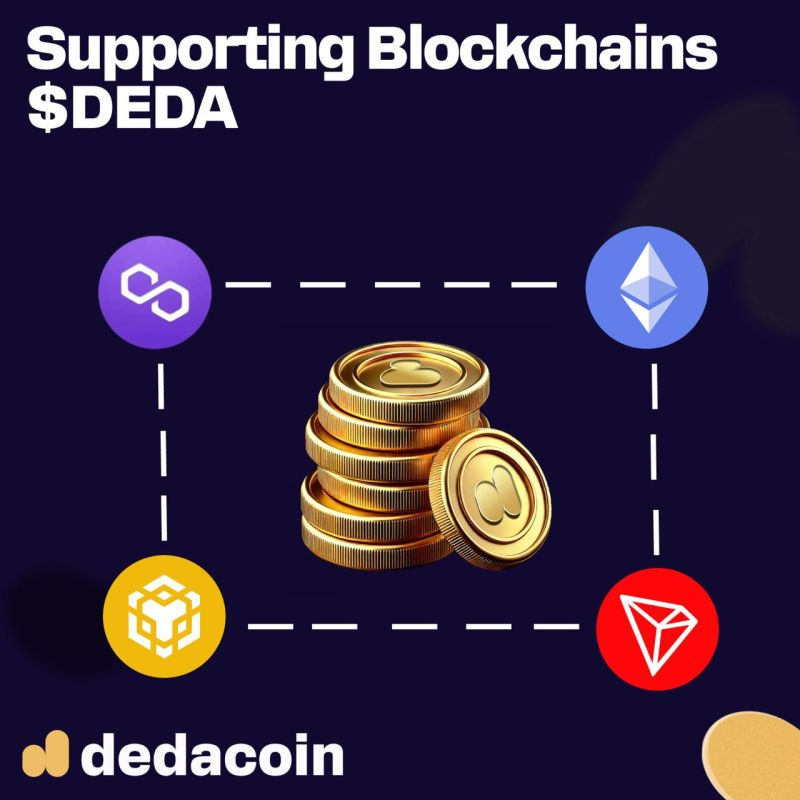 DedaCoin_co's tweet photo. 🌍 Multichain (supporting multiple blockchains) is a key advantage for the $DEDA token, offering flexibility across major platforms like BNB Chain, Ethereum, Tron, and Polygon. This versatility allows users to choose the most efficient network for transactions, whether it’s minimizing fees or maximizing speed. For example, if Ethereum is congested and transaction fees are high, users can easily switch to BNB Chain or Polygon for faster and cheaper operations.

🌐 And for added convenience, we’ve also introduced a bridge! This means you can easily move your $DEDA tokens between networks, ensuring seamless transactions across blockchains. Whether you’re trading or staking, you have the flexibility to operate where it’s most beneficial to you.

🔥 By the way, $DEDA is up 10% today! The demand for our token continues to rise as more users take advantage

Buy $Deda - https://t.co/Ww4l53j4tn