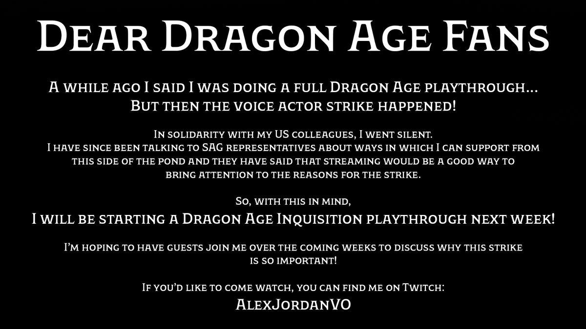 AlexJordanVO's tweet photo. #DragonAge https://t.co/fl6sbUAYkm