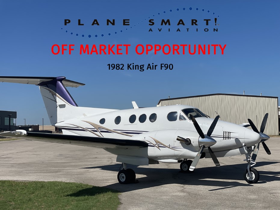 FOR SALE: 1982 King Air F90 with upgraded class panel avionics upgrades and shows like new inside and out! DM us for more information ✈

#planesmart #aviation #kingair #f90 #aircraftforsale #beechcraft #turboprop