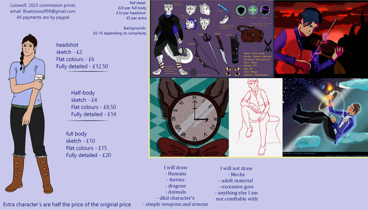 coms open lmao, i got £14 in my bank atm so im open for silly lil coms, was gonna change prices but honestly im ok with these still. Ill slap more art examples below
