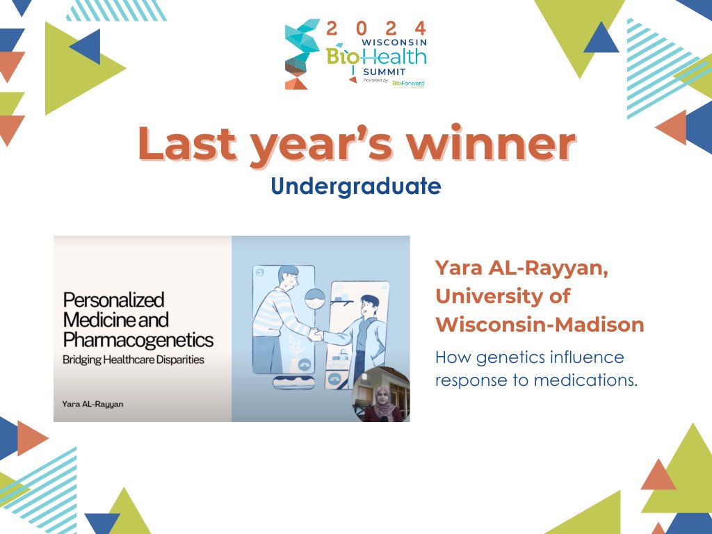 BioForward's tweet image. We've extended our Student Communications Competition to Oct. 11! Undergraduate and graduate students can submit a 3-minute video relating to AI in science and media to present their findings at our Summit and be considered for a CASH PRIZE.

#WIBiohealthSummit24 #ScienceComm #AI