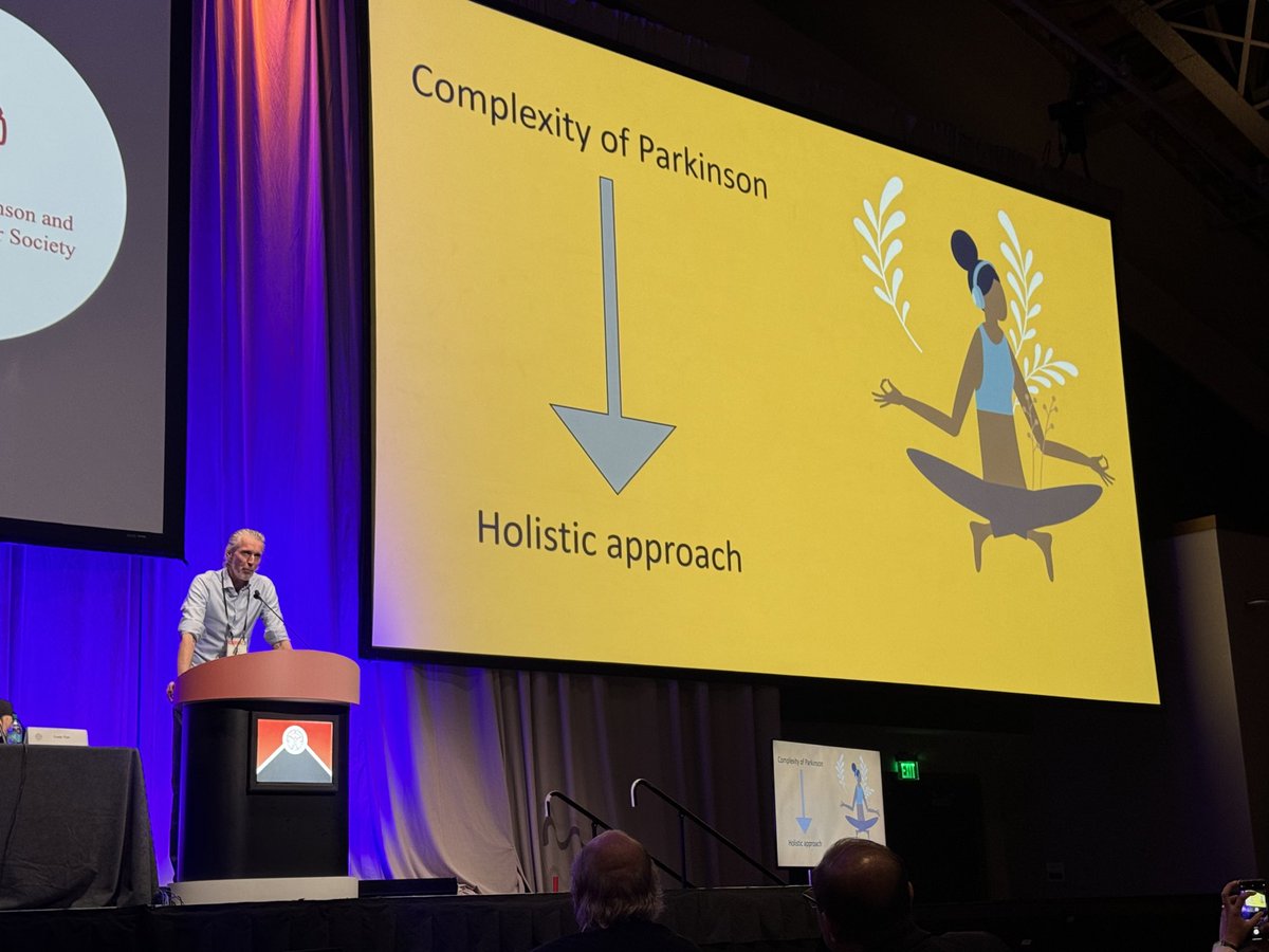 So excited that we are finally talking about #holistic care in #parkinsons -woohoo! <a href="/basbloem/">Bas Bloem</a> <a href="/movedisorder/">MDS</a> #mdscongress