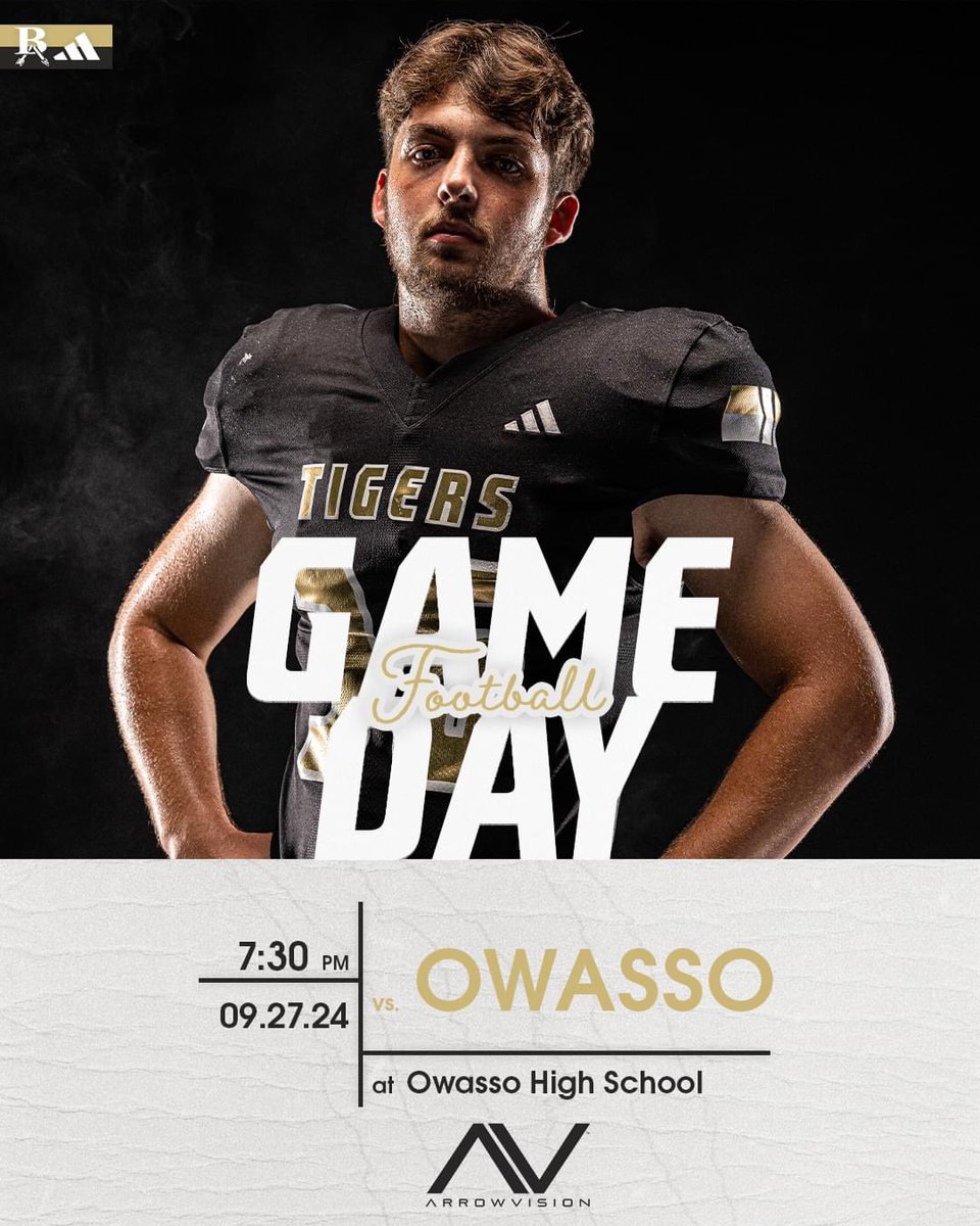 ArrowVisionBA's tweet photo. 🏈 Gameday‼️
at Owasso | 7:30 PM
Folds of Honor Patriot Bowl: Presented by Jim Glover Auto Family
🎟 - https://t.co/ycFgicjsND
🖥 - https://t.co/oTJhrTBokK
📊 - https://t.co/VEH0h98gCt

#ToTheTree x #goBA🐅 https://t.co/d83j2sVZW9