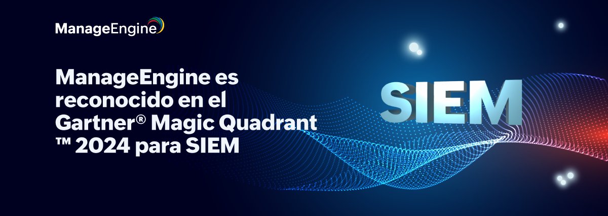 ManageEngineLA's tweet image. ¡#ManageEngine ha sido reconocido en el Gartner® Magic Quadrant™ 2024 para SIEM! 🌟🤩 Descubre cómo nuestra solución #Log360 está fortaleciendo la seguridad de empresas en todo el mundo. 💪🛠️mnge.it/h6Y
