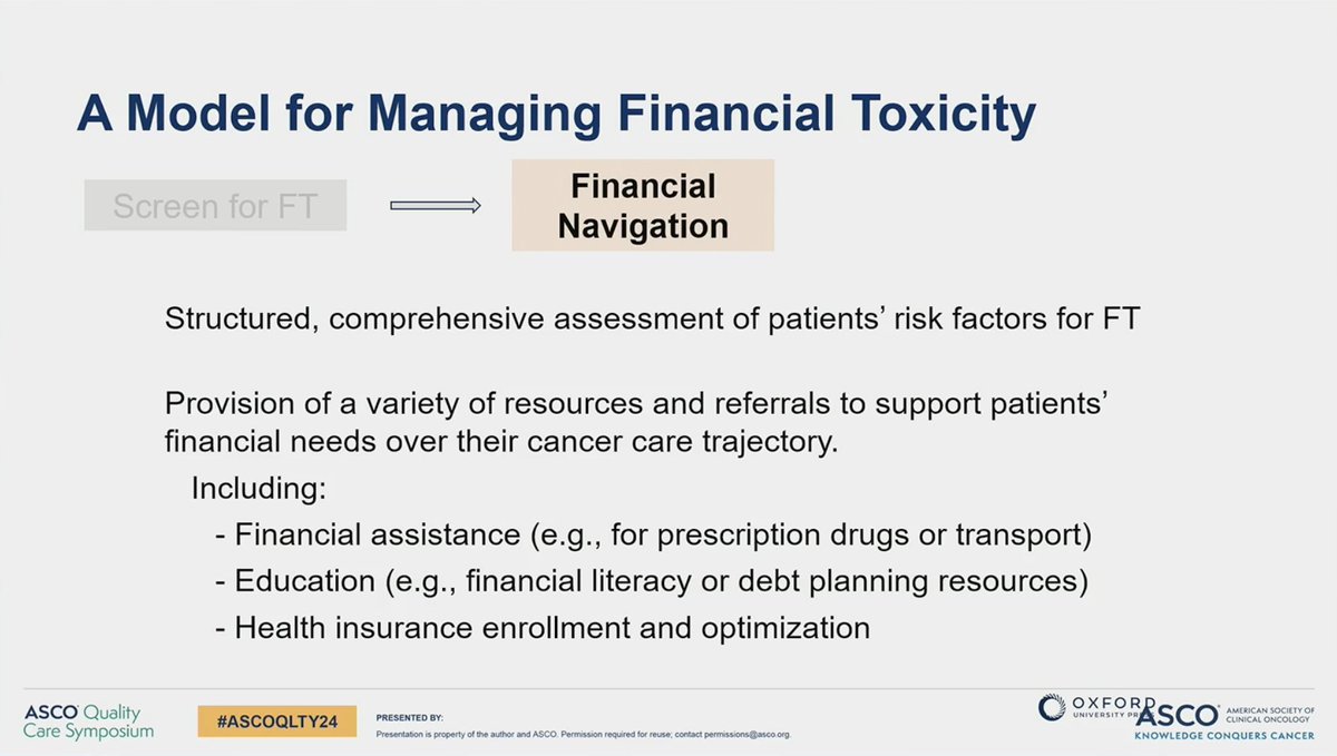 Ryan Huey, MD, MS (@ryanhuey) on Twitter photo Dr. Grace Smith of <a href="/MDAndersonNews/">MD Anderson Cancer Center</a> discussing the intersection of navigators and financial toxicity. #ASCOQLTY24 Dr. Grace Smith of <a href="/MDAndersonNews/">MD Anderson Cancer Center</a> discussing the intersection of navigators and financial toxicity. #ASCOQLTY24