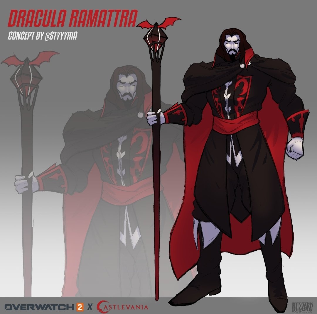 penneposta_pkg's tweet photo. how about Overwatch x Castlevania Skin Concepts!

🍺 Belmont Cassidy
💥 Sypha Kiriko
🥀  Alucard Lifeweaver
🦇 Dracula Ramattra

#Overwatch2 #Overwatch2Fanart #CastlevaniaNetflix https://t.co/tZfmRTm1ZF