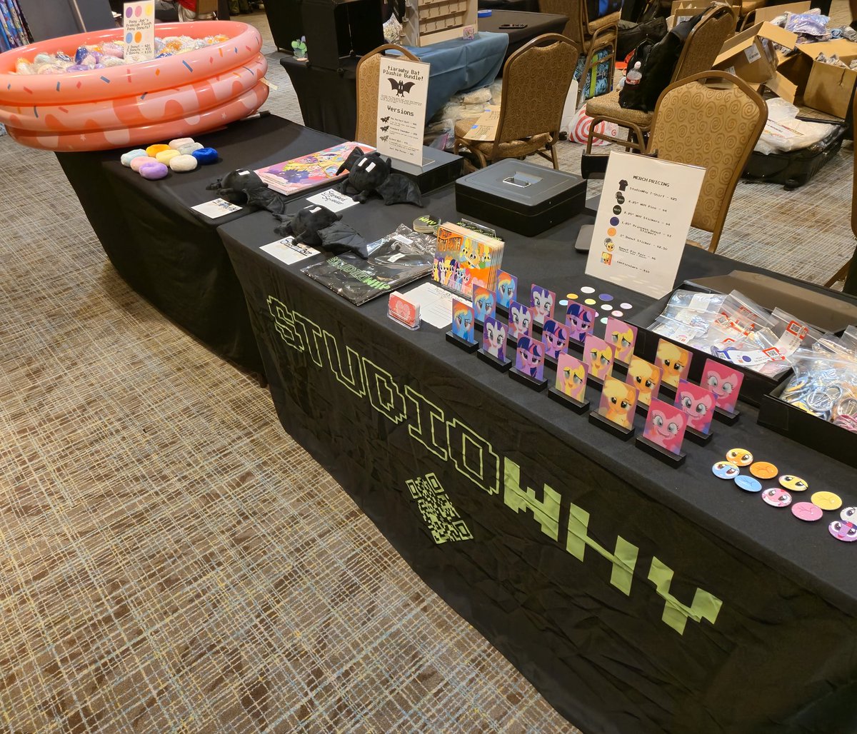 Come check out our booth <a href="/MareFairCon/">Mare Fair 2025</a>!!!

We have all sorts of amazing mare merch for sale!

Grab yourself one (or nine) of Pony Joe's Premium Plush Pony Donut's, or give a squeaky bat a home with a tiarawhy Bat Plushie Bundle!

Spend $50 or more and get a postcard with a code