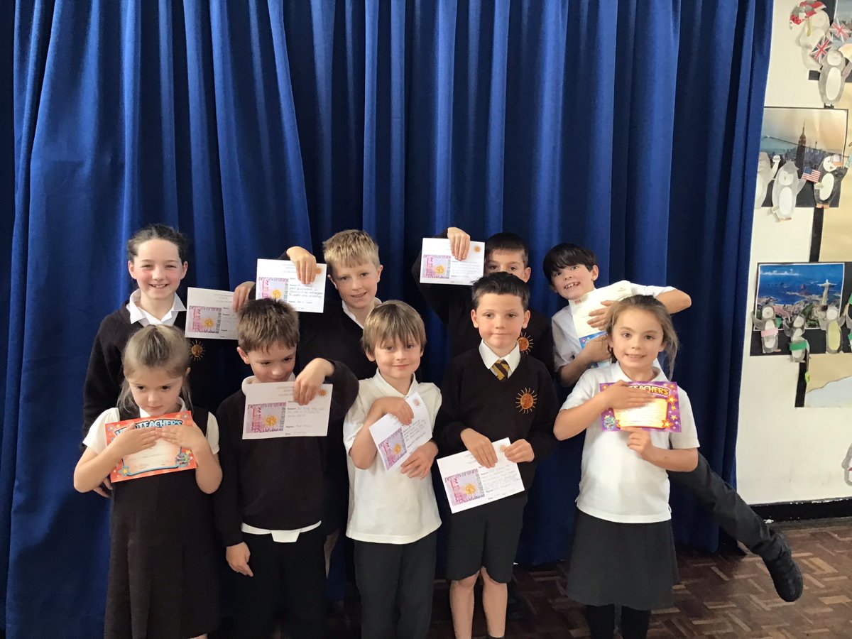 This week’s recipients of Headteacher and Values certificates. Well done. <a href="/GaytonPrimary/">Gayton Primary</a>
