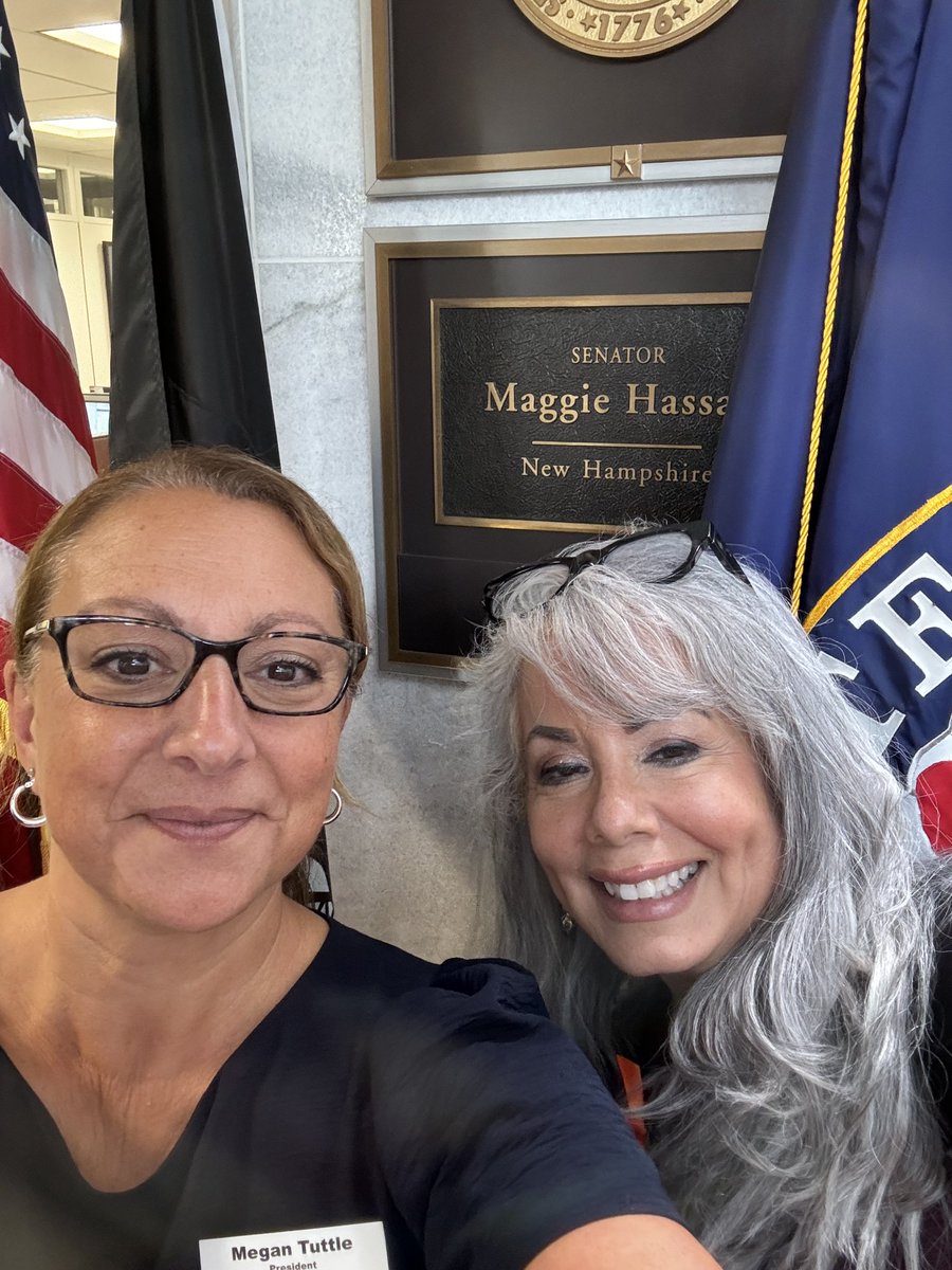 Always great to talk to our Federal Delegation about public education in NH on behalf of the members of NEA-NH!! #nhpolitics