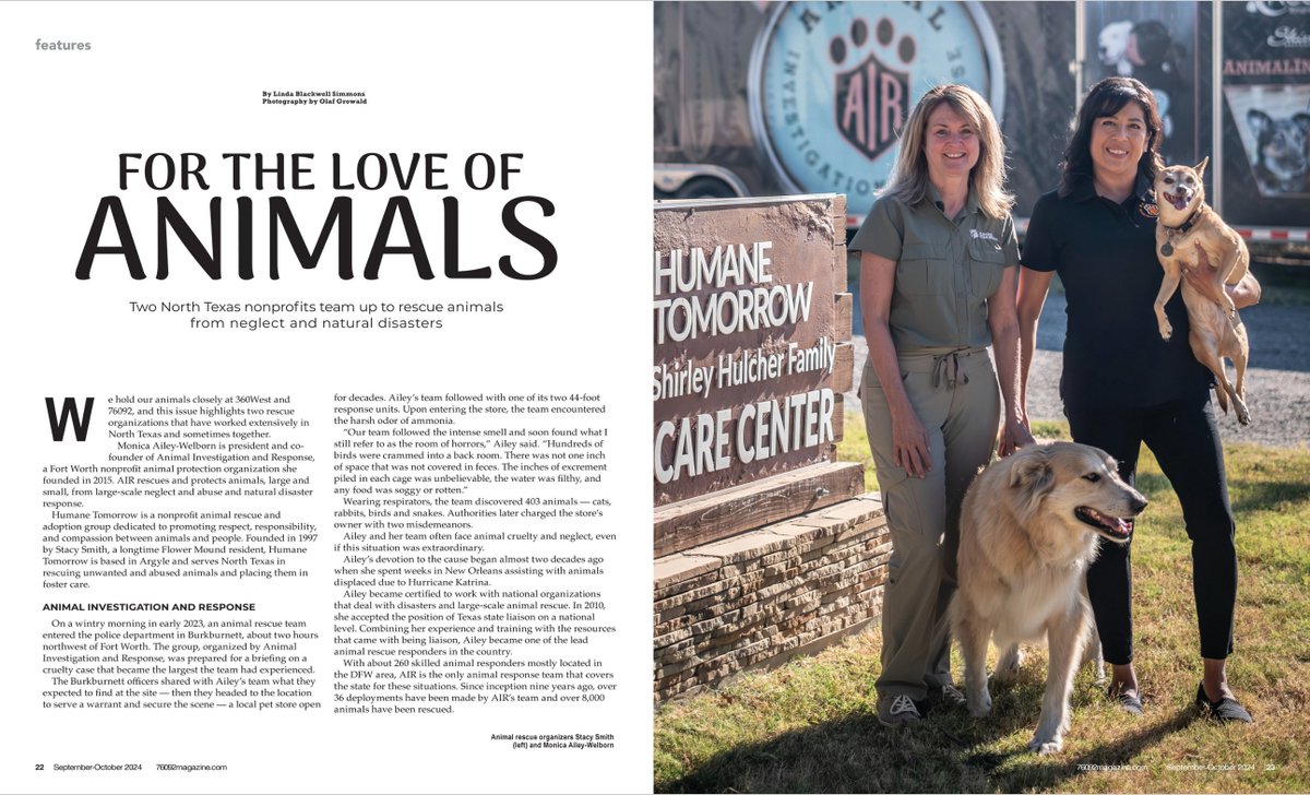 ✨ Guess what… We’re making headlines! 

AIR recently joined forces with @HumaneTomorrow to showcase the AMAZING work we’re doing TOGETHER! Talk about a dynamic duo! 

tinyurl.com/ycxsmsh5