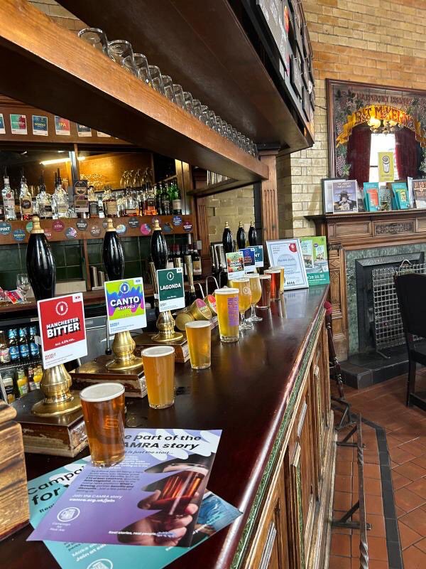 Whilst there have been many changes to the beer scene as there have to our area of Manchester City centre, we’re proud to be celebrating our 27th year in the Good Beer Guide!

Cask or keg, 1/2s, pints or schooners, dark or light, clear or hazy, we’ve got aplenty.

<a href="/CAMRA_Official/">CAMRA</a>