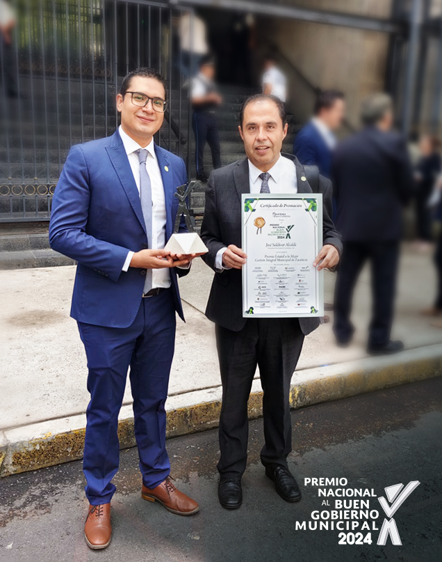 PremioBGM's tweet photo. Alcalde de Guadalupe @gpeayuntamiento, José Saldívar @ChepeSaldivar, recibe <Premio Estatal a Mejor Gestión del Estado de Zacatecas🏆>

Se reconoce la exitosa implementación del <Proyecto Programa Municipal de Inclusión de las Personas con Discapacidad> 

¡Felicidades, Alcalde! https://t.co/mwD8V5RsIO