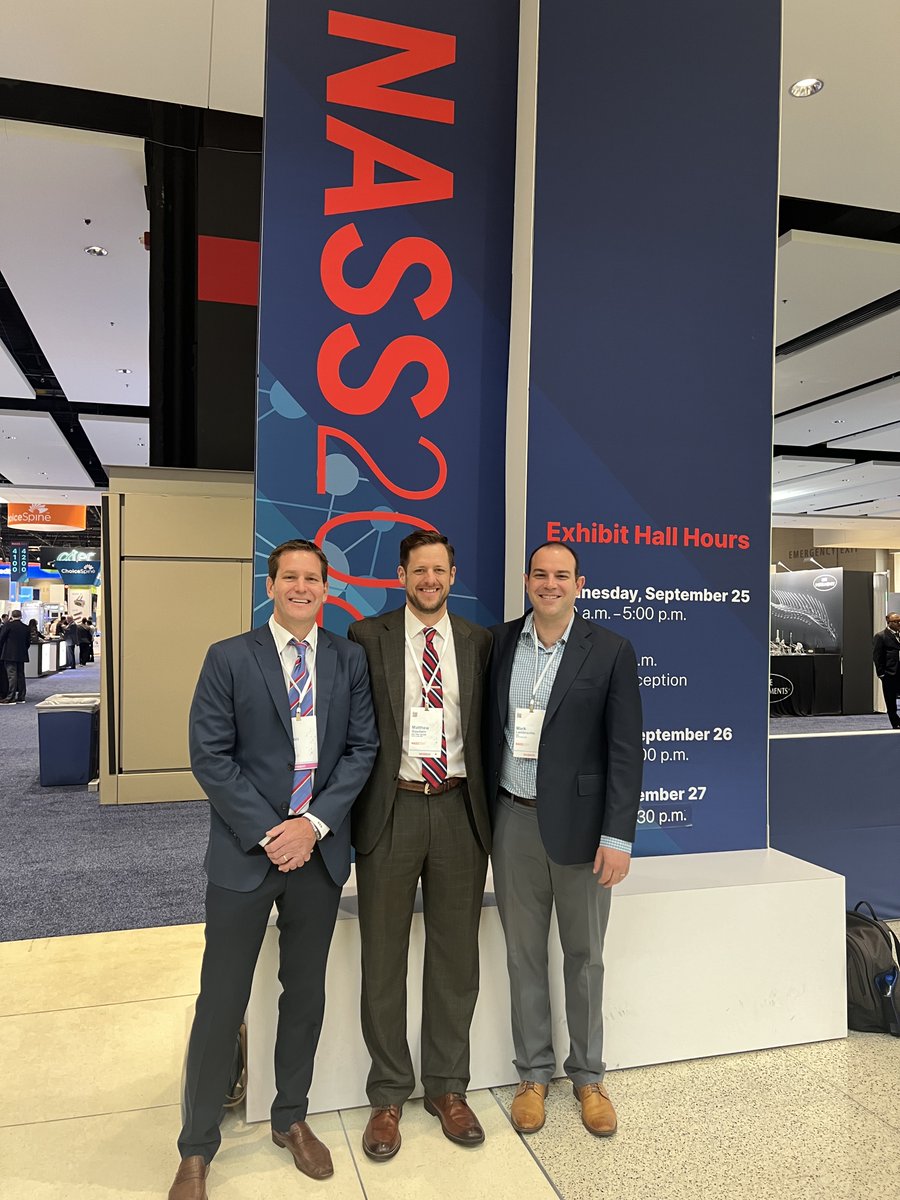 WashU Med Taylor Family Department of Neurosurgery (@washuneurosurg) on Twitter photo Members of <a href="/washumedicine/">WashU Medicine</a>'s integrated spine surgery unit spotted at the <a href="/NASSspine/">NASS</a> annual meeting: Chief of neurological spine surgery Wilson Z. Ray, MD, MBA, and orthopedic spine surgeons Matthew L. Goodwin, MD, PhD, and Mark Lambrechts, MD. <a href="/ZackRayLab/">Center for Applied Neural Engineering</a> @washuortho #NASS2024 Members of <a href="/washumedicine/">WashU Medicine</a>'s integrated spine surgery unit spotted at the <a href="/NASSspine/">NASS</a> annual meeting: Chief of neurological spine surgery Wilson Z. Ray, MD, MBA, and orthopedic spine surgeons Matthew L. Goodwin, MD, PhD, and Mark Lambrechts, MD. <a href="/ZackRayLab/">Center for Applied Neural Engineering</a> @washuortho #NASS2024