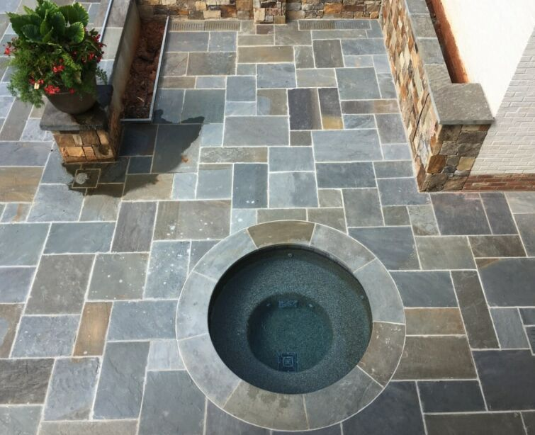 Explore the timeless beauty of our Bluestone, a testament to nature’s artistry and durability. Bluestone has an authentic, rustic charm, making it a favorite for both classic and traditional design projects. #Designer #beauty