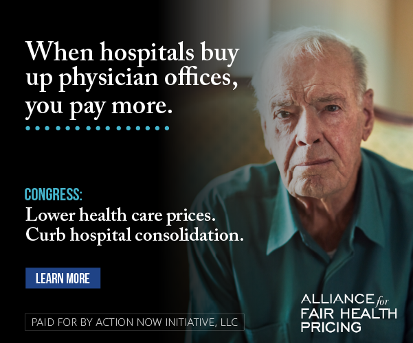 AFFHPCoalition's tweet photo. Health care costs are increasingly unaffordable & the prices patients pay are rising, w/o improved quality. Today, our message in @politicopulse highlights the impacts of hospital consolidation for American consumers. Congress, it's time to act: https://t.co/ZcqGuhfK3j https://t.co/Z2Gvmp22ys