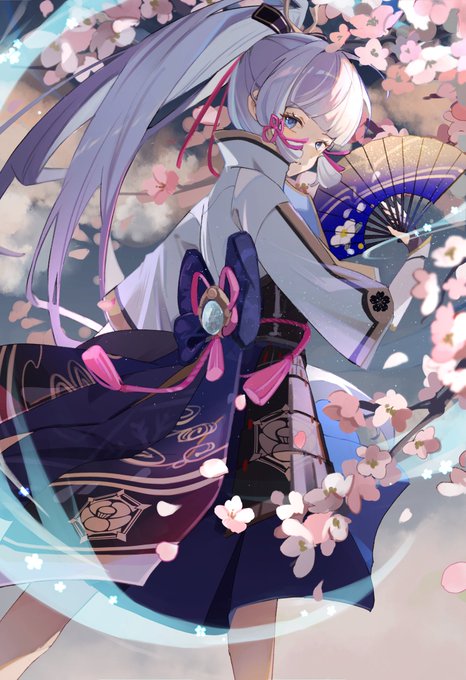 神里綾華 イラスト GIGO 原神 玉響の心行かし 神里綾華
