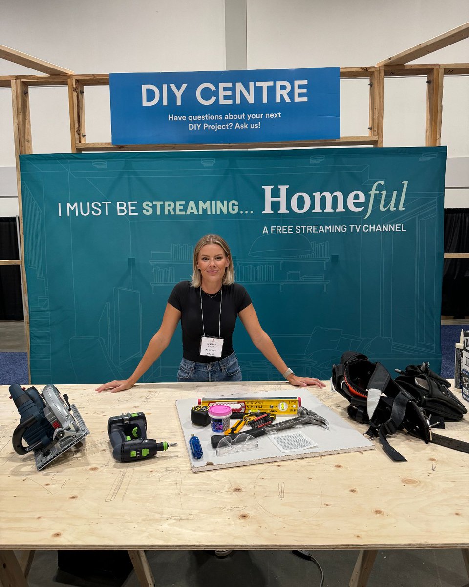 thesherryholmes's tweet photo. Happy to be at the Fall @HomeShowsTO Come check out my Tool Talk at the DIY Centre at noon today βοΈ I can't wait to see you there π
#FallHomeShow #HomeShowsTO #DIYProject #DIYTools #Workshop https://t.co/jrezqlSf4M