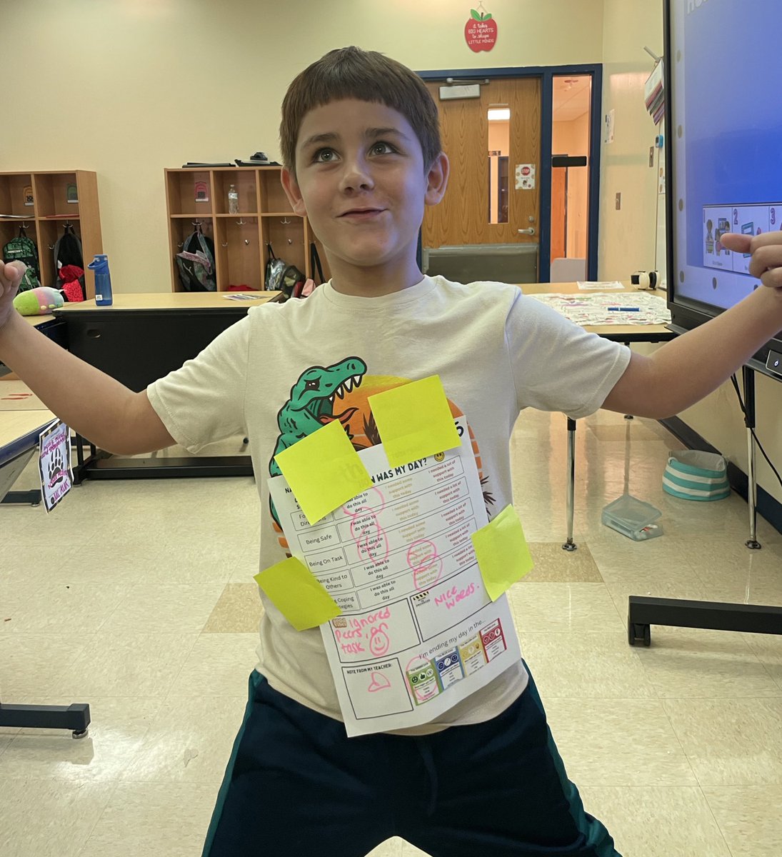 Proud of his home note!💪🏻😎💚 #dailyreflection