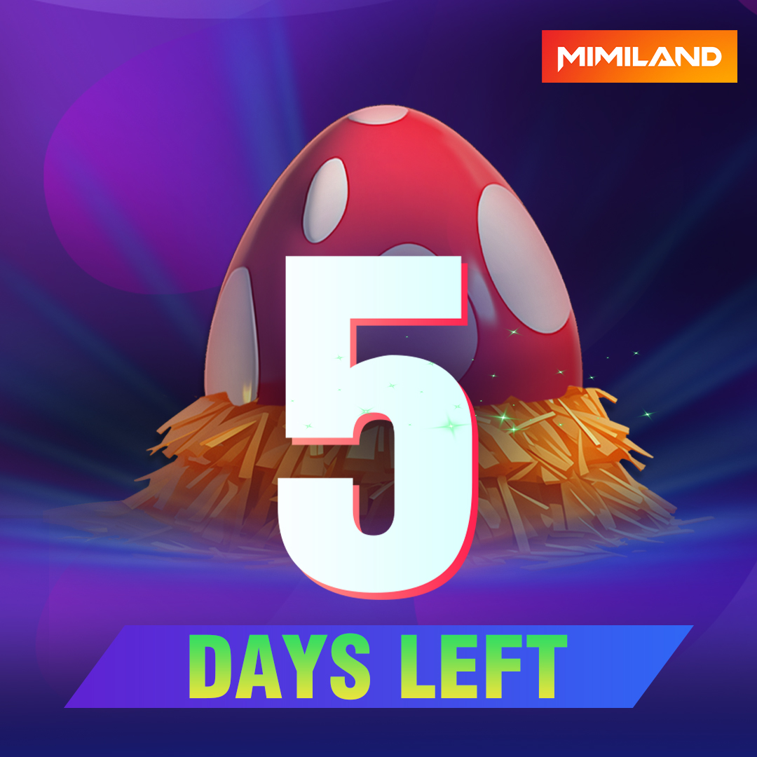 TheMimiland's tweet photo. ⚡ 5 DAYS TO PRE-SALE!

🔥 Only 5 days left until our Exclusive Pre-sale drops! Are you set to score some valuable NFTs and boost your ROI? Follow Mimiland to stay in the loop with the latest info—this is your chance!

💥 Mimiland: The First NFT Play2Earn Game on TON Mini App

#Mimiland #Community #NFT #Metaverse #Web3 #CoCoToken #Egg #PreSale #ROI