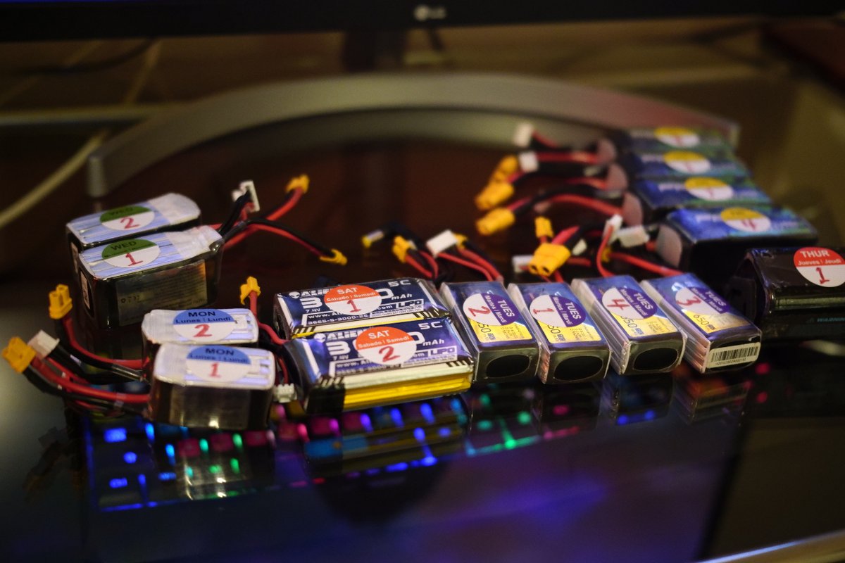 Lipo batteries swell over time and use. I replace them when the flight time I get out of them drops below a certain level. #drone #dronestagram #drones  #dronepointofview #dronepilots