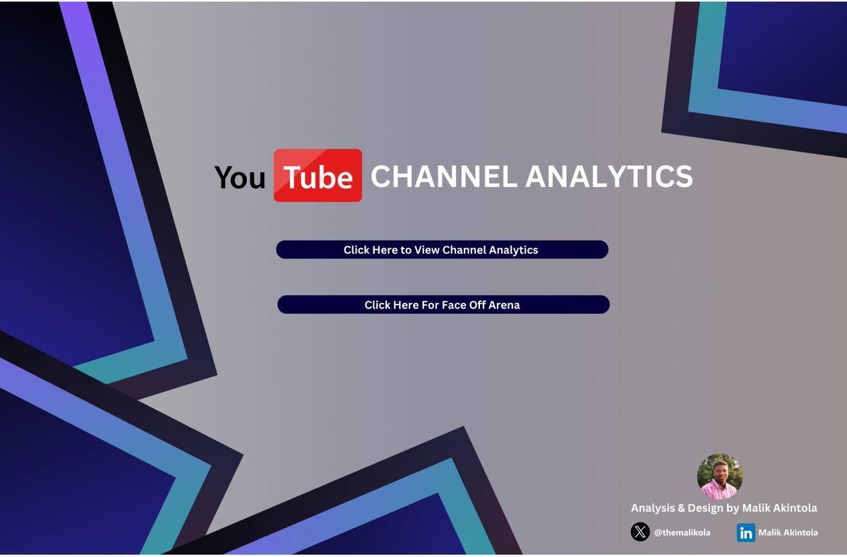 themalikola's tweet image. This is an end to end data analytics project I have been working on, analyzing my favourite youtube channels. The project involves collecting data using Python and Youtube's API, storing it in a MySql database and then connecting it to @MSPowerBI for analysis and visualization.
