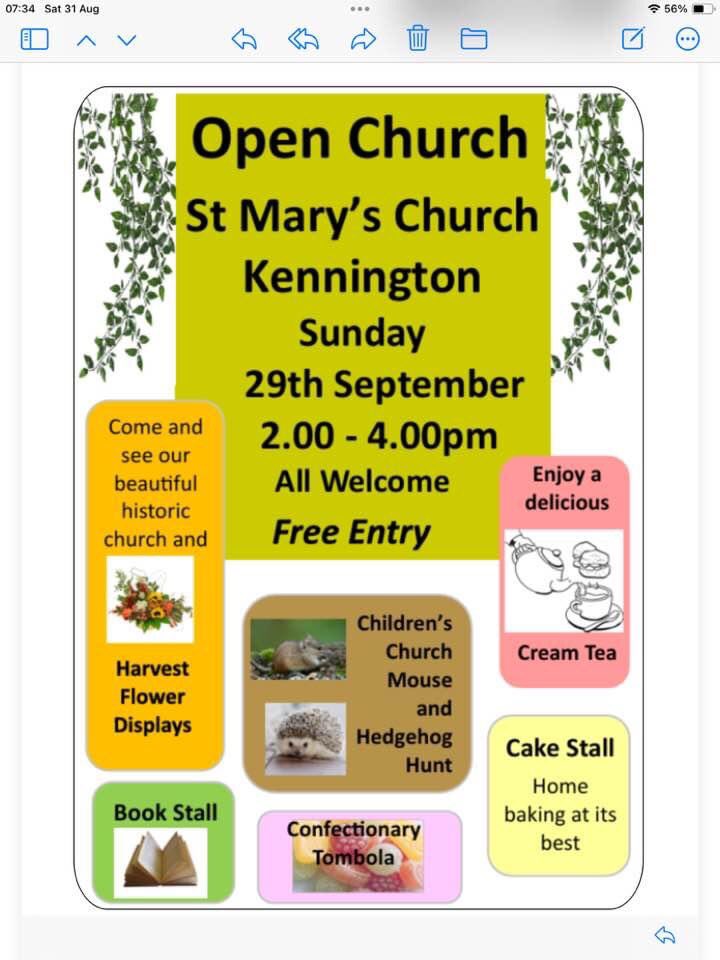 This weekend in our parish:
