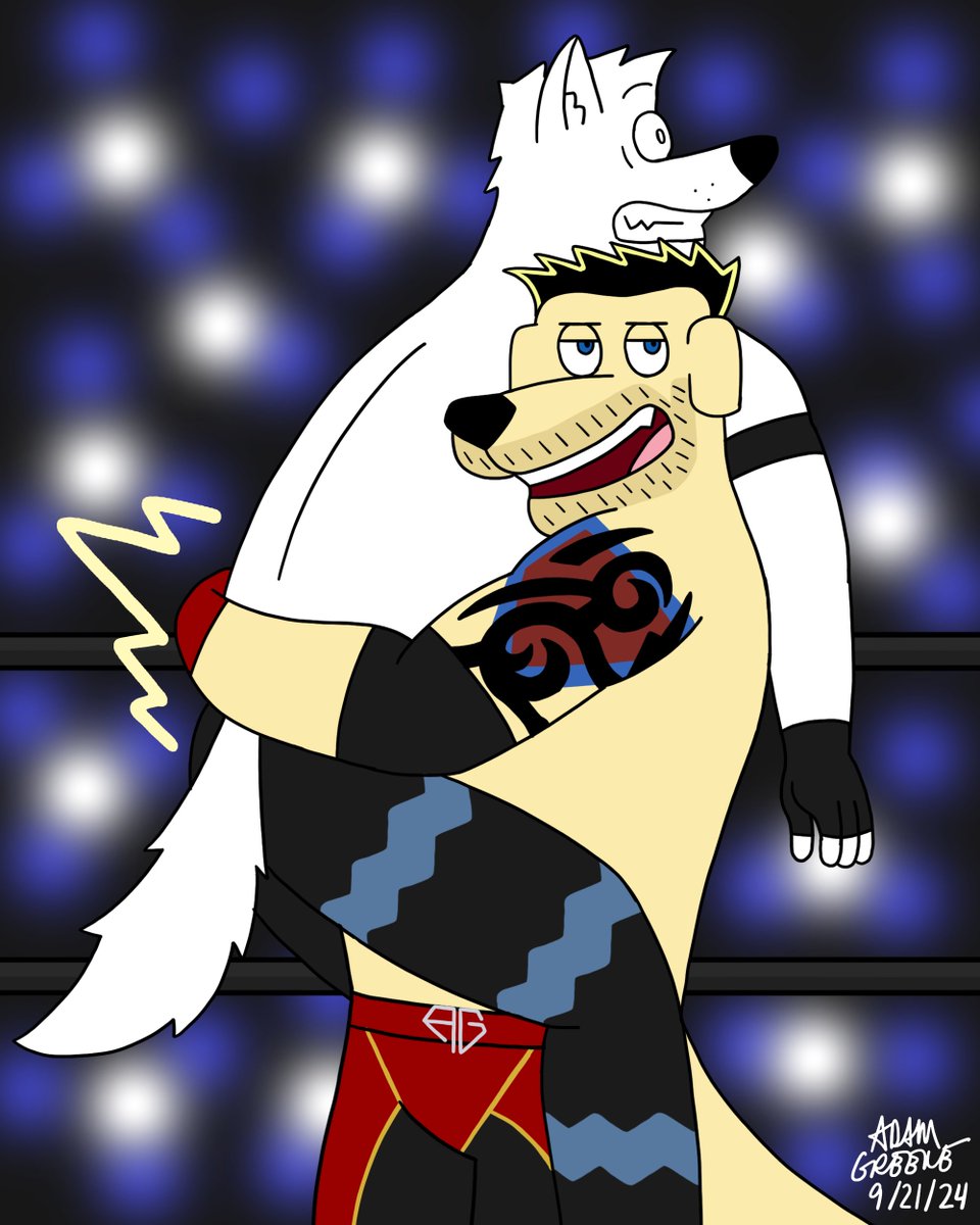 XtremeRebel (COMMISSIONS OPEN!) (@xtremerebel1) on Twitter photo Its a rarity to see Rebel using moves normally done by larger wrestlers in the ring with smaller opponents. 😅🤷♂️
Gift art for <a href="/Arkulus_/">Arkulus (comms open)</a>. Its a rarity to see Rebel using moves normally done by larger wrestlers in the ring with smaller opponents. 😅🤷♂️
Gift art for <a href="/Arkulus_/">Arkulus (comms open)</a>.