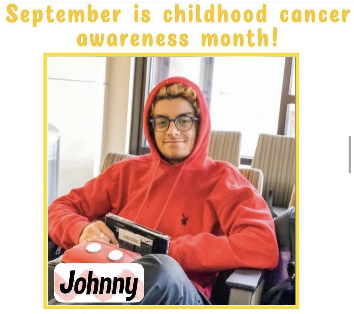 Cen10Huskies's tweet photo. We remember and honor Jonathon Bustamante aka as Johnny and Jon Jon. He was a senior at Centennial highscool when diagnosed with a childhood cancer named rhabdomyosarcoma, a soft tissue cancer. Jonathon graduated and walked with Cen10’s class of 2018. https://t.co/ZbFrMOAg1k