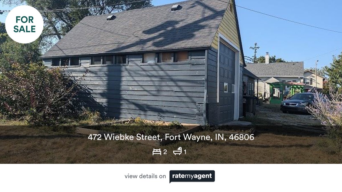dantsells's tweet photo. 🛌 2 🛀 1
📍 472 Wiebke Street, Fort Wayne, IN, 46806

My latest listing on #RateMyAgent.

https://t.co/12N30Sq1GP

...
#ratemyagent #realestate #Realty_ONE_Group_Envision__Fort_Wayne https://t.co/JE5x1cQLmT