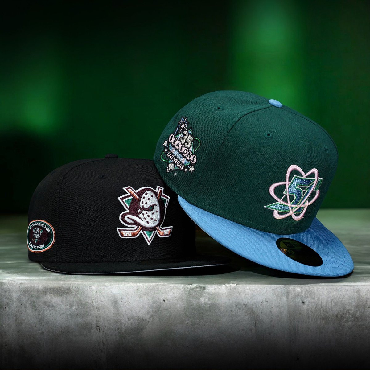 TopperzStore's tweet photo. DOUBLE PACK 🏒 ⚾ 👀
🆕 NEW ERA 59FIFTY!
Dropping today at 3:00pm EST!🚨 
FIRST COME - FIRST SERVE 

#fitteds #nhl #milb #ducks #51s https://t.co/sN1H3Ll13a