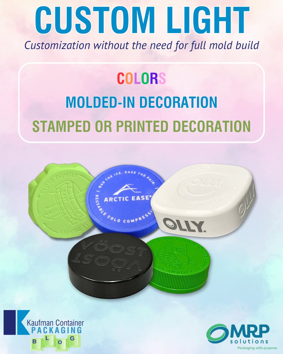 kaufmancont's tweet photo. Introducing - Custom Light: A Game-Changer for Brand Differentiation ✨

Learn more on our packaging blog: https://t.co/lQDRHlmqdg

#CustomLight #CustomMold #CustomCaps #CustomClosures #MRP #KaufmanContainer #Packaging #Closures #PackagingClosures https://t.co/XM45bOw7o0