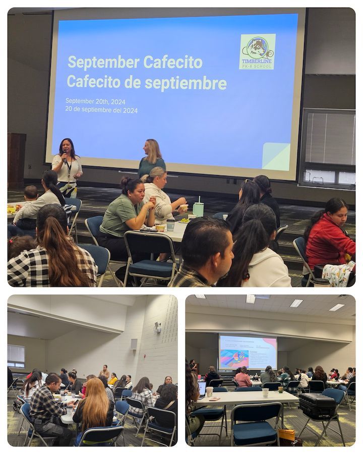 TimberlinePK8's tweet photo. ☕️ Timberline kicked off the school year with our first cafecito, and we had a great turnout with families from all grades coming together to connect. Thank you to everyone who joined us—we’re so grateful for your support! @KarlaAllenbach #StVrainStorm @SVPriorityPrgms https://t.co/k4Vd0loBqt
