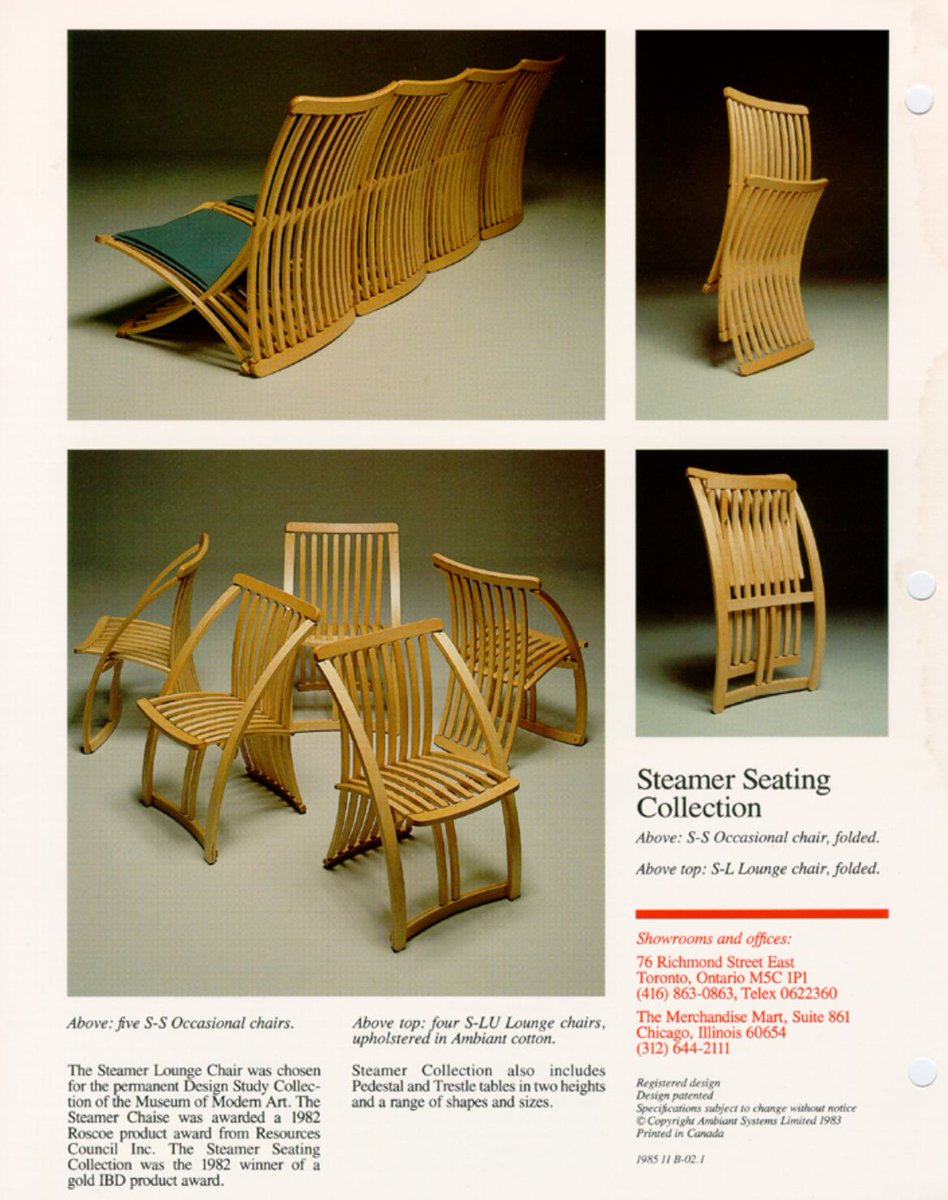 xdxproject's tweet photo. Thomas Lamb Steamer Collection (Ambiant Catalogue, 1985).
Steamer Collection, Thomas Lamb Fonds, F 4720-9-0-132, Archives of Ontario.
@ArchivesOntario #xDX #DesignExchange #ThomasLamb #CanadianDesign https://t.co/1S62lljTvg