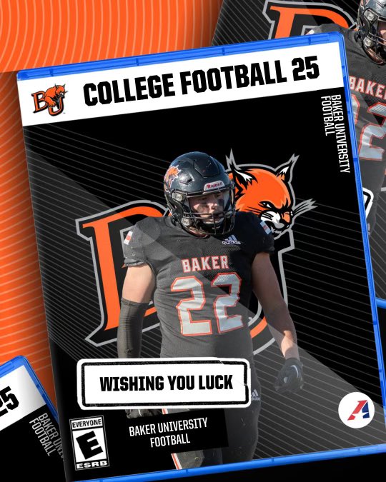 Thank you for the good luck wishes! <a href="/BakerU_Football/">Baker University Football</a> <a href="/CoachMRegalado/">Miguel Regalado</a> <a href="/Mitch_henryBU/">Mitchell Henry</a>
