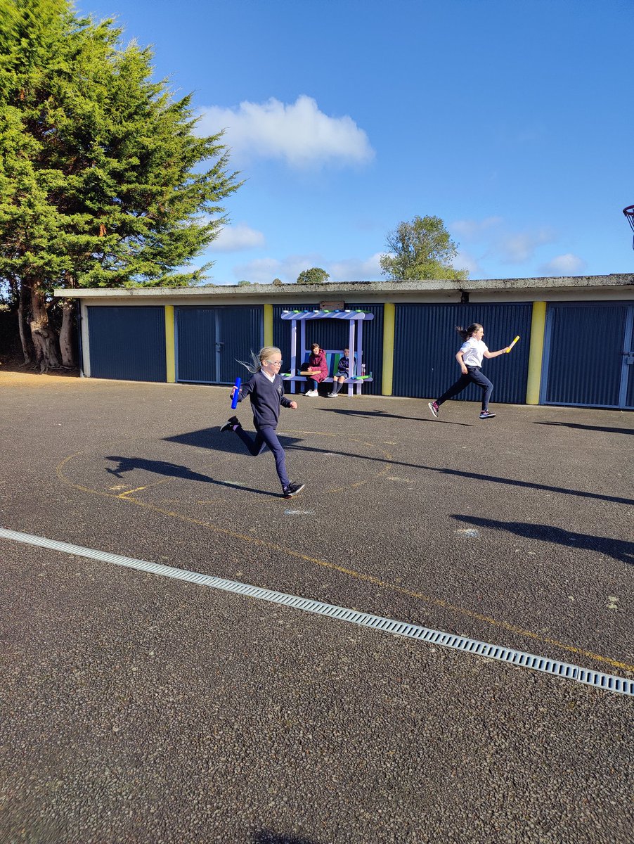 The first Active Schools event of the year #RelaysTakeOver was a great success.Classes enjoyed using our new set of relay batons from <a href="/irishathletics/">Athletics Ireland</a>.We watched footage of the amazing <a href="/rhasidatadeleke/">Rhasidat Adeleke</a> <a href="/sophiebecker_/">Sophie Becker</a> <a href="/sharlenem229/">Sharlene</a> taking part in relay events this year <a href="/ActiveFlag/">Active School Flag</a>
