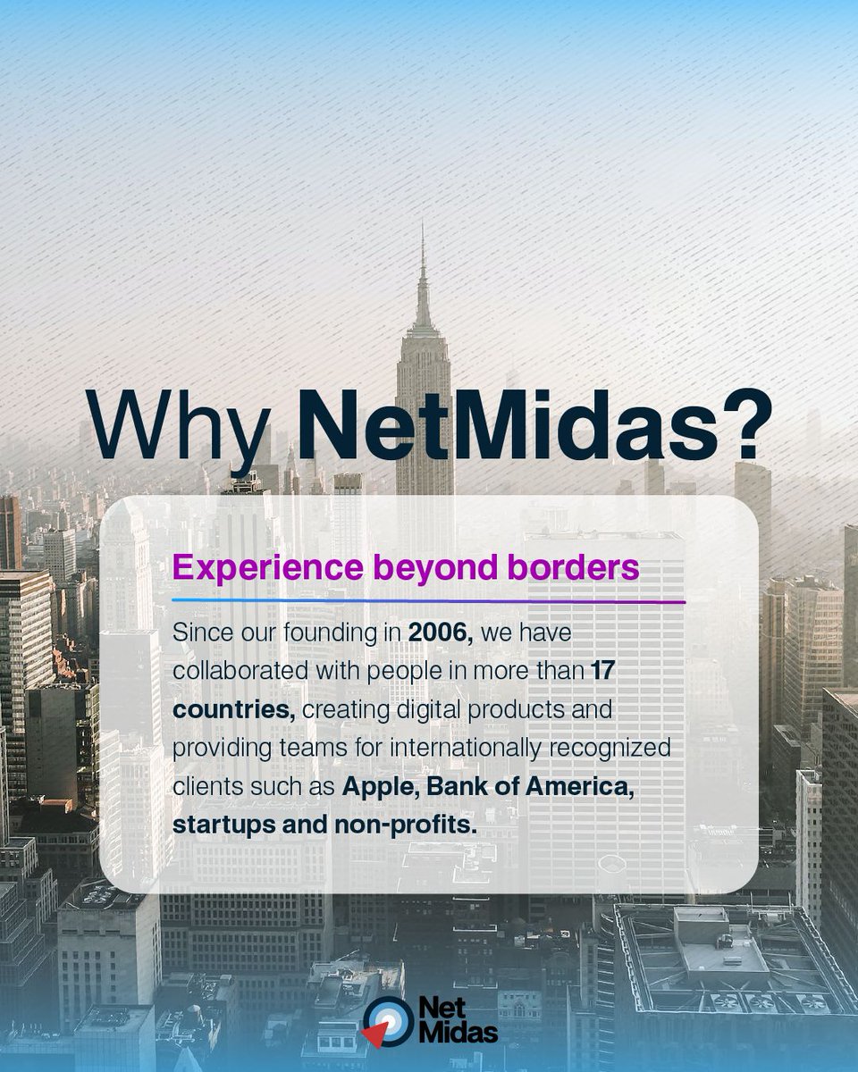 netmidasdev's tweet photo. Looking for a partner that values transparency? At @netmidasdev we connect U.S. companies with top IT talent from Latin America, ensuring a seamless and trustworthy process. 🚀 https://t.co/gd2JiCINoi

#Transparency #Business #Leadership https://t.co/0MF9ZXsTO0