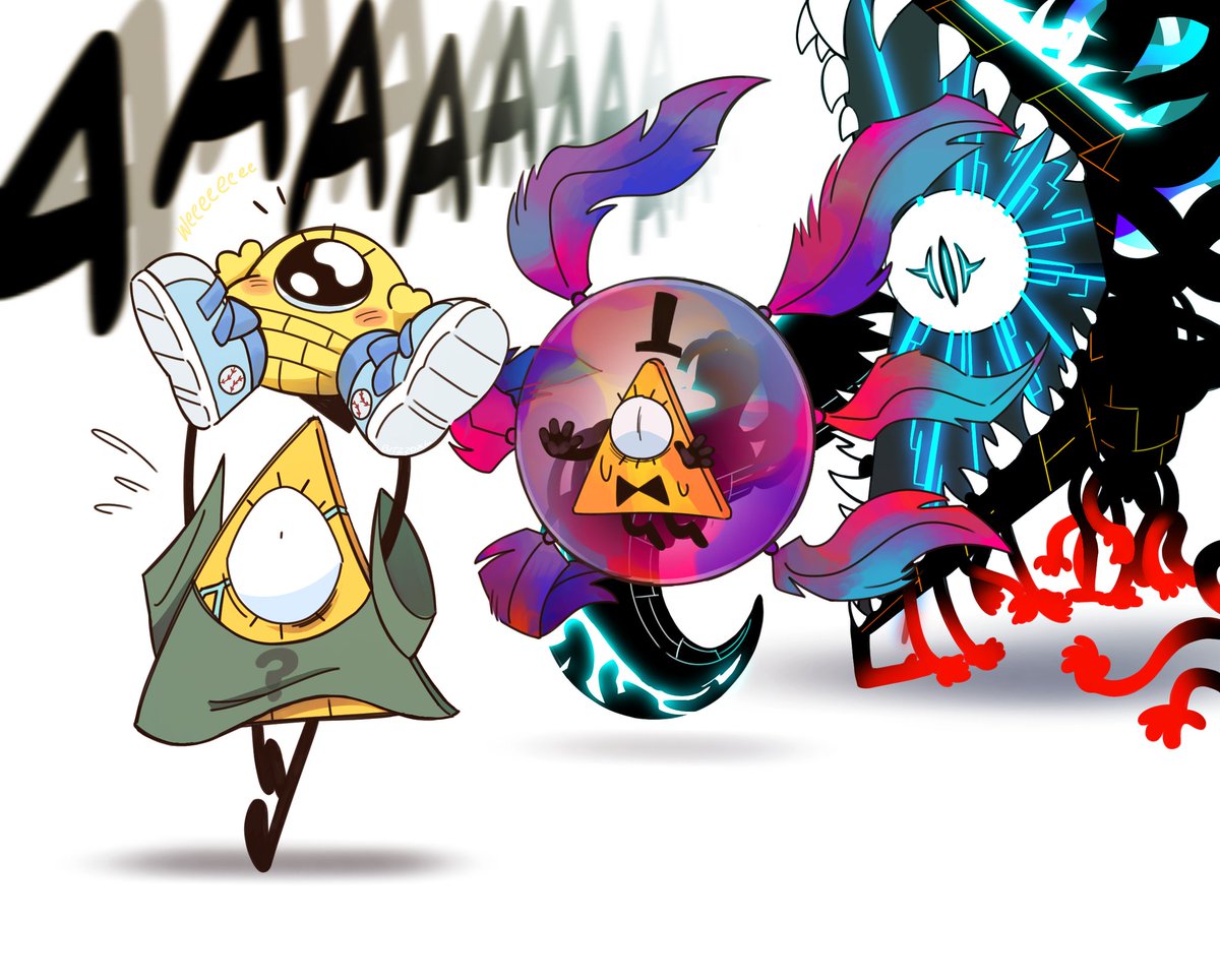 bitzzoxl's tweet photo. Did a little concept art of the idea. It'd be funny if these three were in a team together. Also featuring Liam bc i love his monster form! And decided the name of this idea is "Ciphers Game of Alternate Universes" mwuehehe
#GravityFallsAU #CGAU #BillCipher #BillCipherfanart https://t.co/dOog35K4HJ