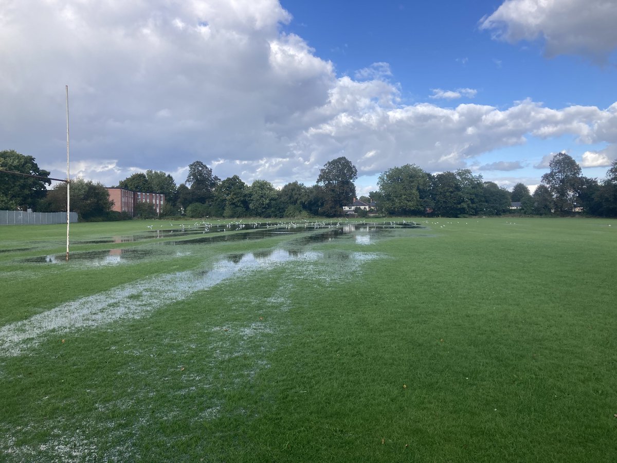 Roundall's tweet image. Another season starts and weekends games called off already.  Another year passes and still no 3G pitches on the horizon for Banbury despite 100+ youth teams and &amp;gt;60k population #grassrootsfootball