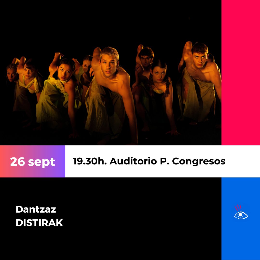 jehchechu's tweet photo. #Distirak
10€
@FeriaHuesca
¡QUÉ MARAVILLA el tríptico danzístico de #DantzazK!
#Staff, para conocer el teatro y sus medios.
#Pink, para reflexionar sobre los jóvenes.
#Verdantz, para vivir la naturaleza.
Jóvenes talentosos de la mano de grandes coreógrafos.
Danza=Juventud https://t.co/yWWVFO4Afx