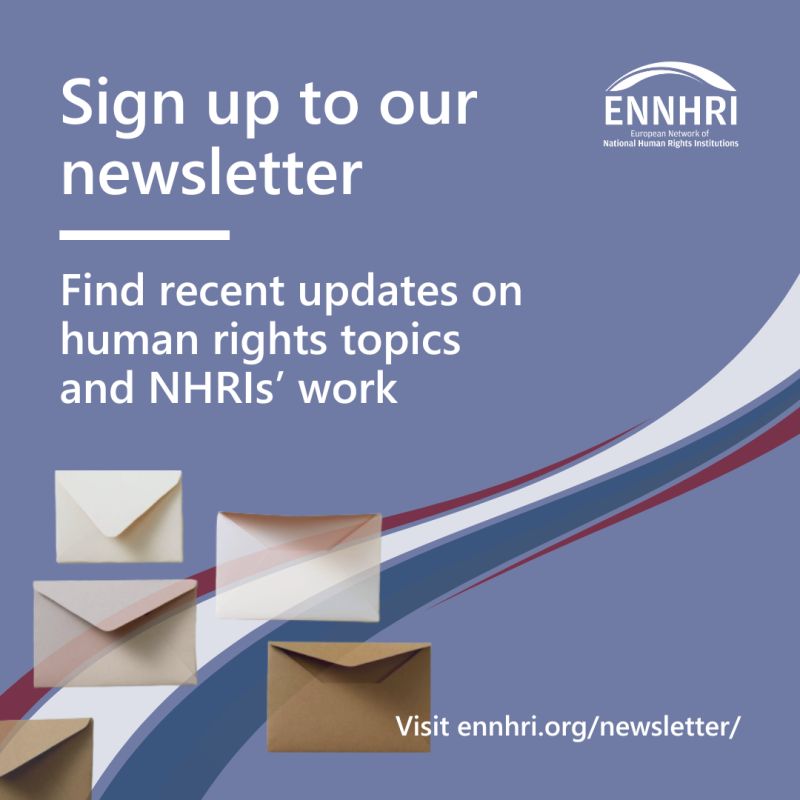 💡 Stay updated by signing up to our #newsletter. 📰 

Our third issue of 2024 is coming soon! There you'll find out our latest news &amp; gain insight into how European NHRIs are promoting and protecting #HumanRights. 

Subscribe &amp; read previous editions 👉ennhri.org/newsletter/