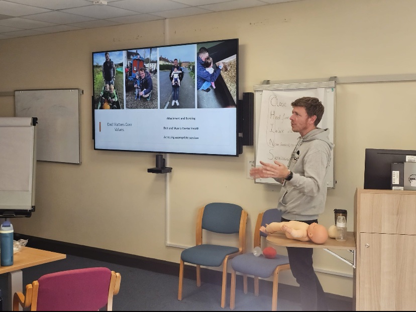 Our project lead, Nick, shared the amazing work of Dad Matters Gloucestershire with the maternity team at Gloucester Royal Hospital, supporting dads and dads-to-be! 💙

Want to learn how we empower fathers on their journey? We'd love to chat!