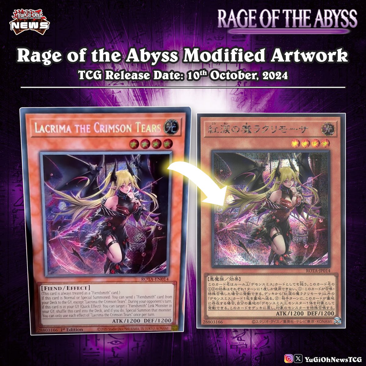 𝗥𝗮𝗴𝗲 𝗼𝗳 𝘁𝗵𝗲 𝗔𝗯𝘆𝘀𝘀❱ As expected, the TCG version of