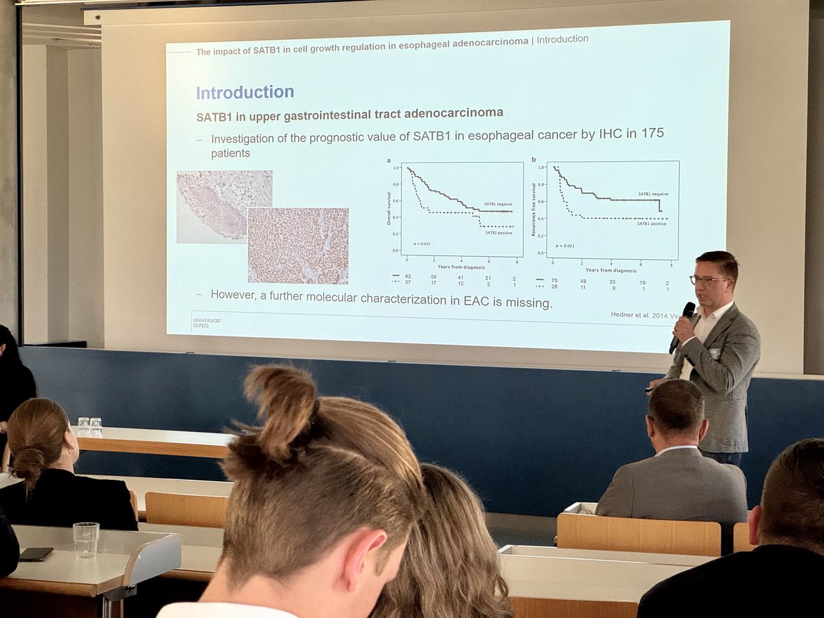 RixenThomas's tweet photo. 27. chirurgische Forschungstage in Tübingen Wettbewerb um die beste Arbeit: René Thieme über das Ösophaguskarzinom https://t.co/rzOja6JcQ6