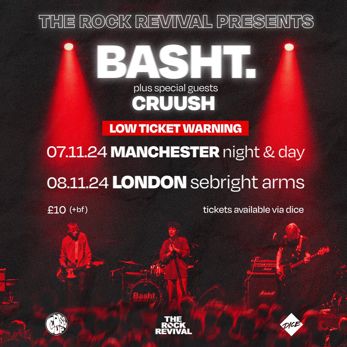 cruush (@cruushband) on Twitter photo Tomorrow we play <a href="/_FloatAlong/">Float Along Festival</a> in Sheffield. Find us in the Sidney & Matilda Basement at 8:45
‼️Low ticket warning for both our November shows in London and Manchester with Basht @therockrevival_ <a href="/Closeuppromo/">CloseUp</a>
📸<a href="/aileol/">Ailish O'Leary</a> from <a href="/SUPERSONICparis/">SUPERSONIC</a> Paris earlier this year 🫶 Tomorrow we play <a href="/_FloatAlong/">Float Along Festival</a> in Sheffield. Find us in the Sidney & Matilda Basement at 8:45
‼️Low ticket warning for both our November shows in London and Manchester with Basht @therockrevival_ <a href="/Closeuppromo/">CloseUp</a>
📸<a href="/aileol/">Ailish O'Leary</a> from <a href="/SUPERSONICparis/">SUPERSONIC</a> Paris earlier this year 🫶