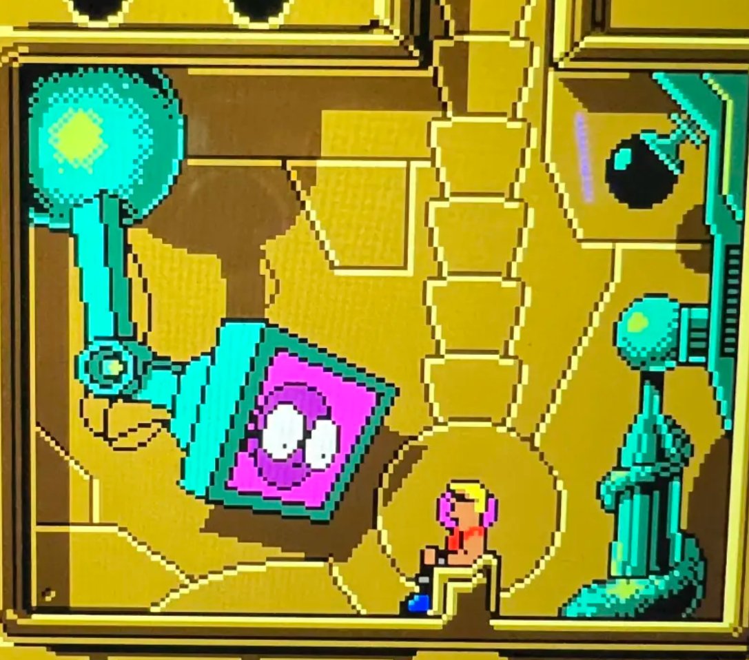 Got this cool screenshot from <a href="/MannyCalavera12/">Manny Calavera</a>. If you RETWEET this post and REPLY what game it is, you'll be eligible to win an original 1996 Duke 3D mouse pad.