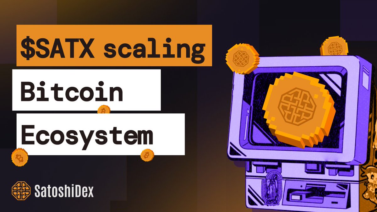 📙 $SATX will improve and simplify the use of the Bitcoin ecosystem for beginners!

Over the years, the Bitcoin ecosystem has grown complex, making it harder for newcomers and everyday users to fully embrace.

Start trading now, SatoshiDEX is planning stunning updates soon!😶