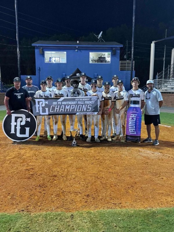 Congrats to our Nation Ms 15u on winning the PG Fall Frenzy in Georgia!!
<a href="/EinhardtEvin/">Evin Einhardt</a> <a href="/WowFactorNation/">Wow Factor Baseball</a> #TheBrand